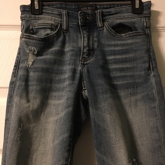 Judy Blue Destroyed Cuff Jean Size 25 - Picture 14 of 14